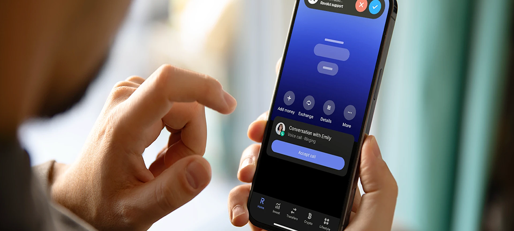 Revolut introduces In-App calls to help customers expose phone call scams